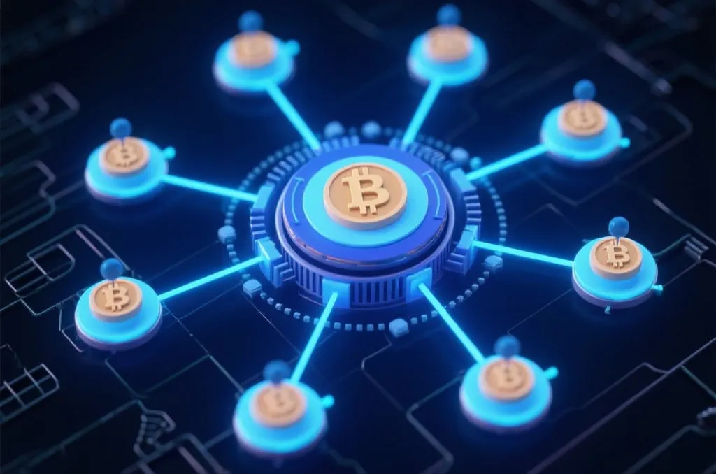 区块链与加密资产安全传输示意图